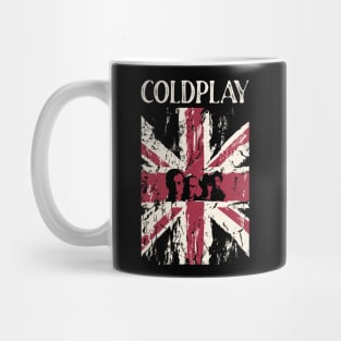 Vintage Distrassed Coldplay Mug